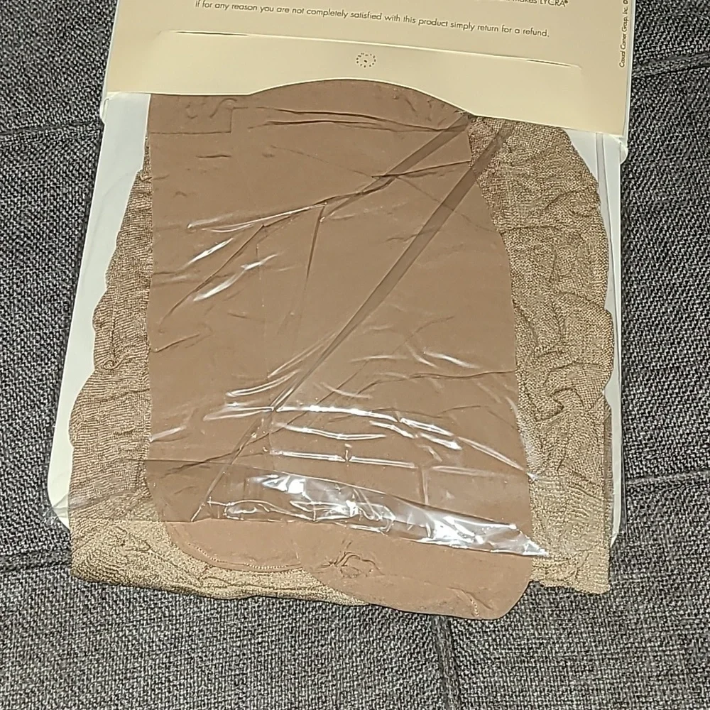 Nude Pantyhose Silky Lycra Sheer control top sandalfoot‎ hosiery